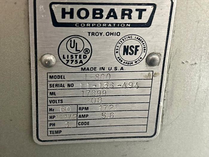 Refurbished Hobart 80 Quart Planetary Mixer