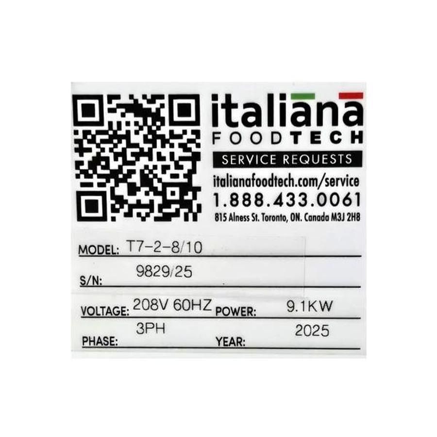 Used Tauro Oven T7-2-8/10 Double Deck Electric Oven