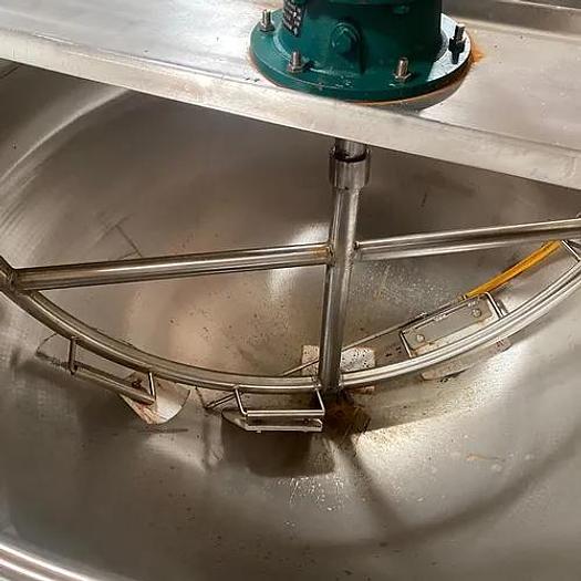 Refurbished 500 Liter Jacketed Mixer Cook Kettle Electric