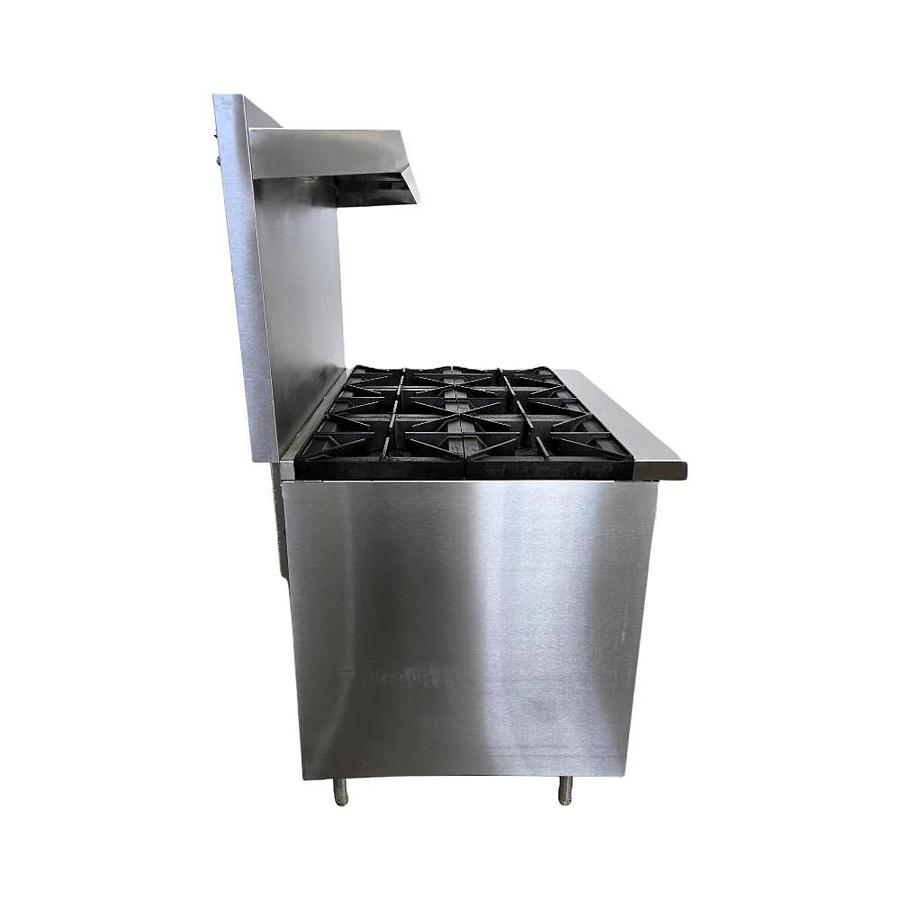 Used Vulcan SX36 6 Open Burner Range - Natural Gas