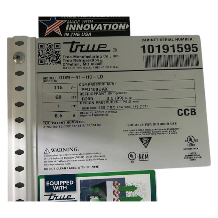 Used TRUE GDM-41-HC-LD - 2 AVAILABLE