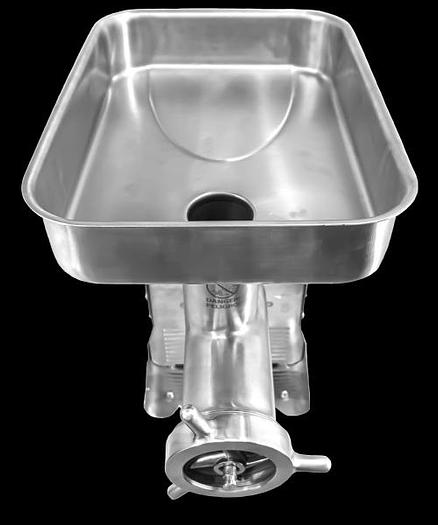 #32 Commercial Medium-Duty Stainless Steel Meat Grinder with 1.5 HP