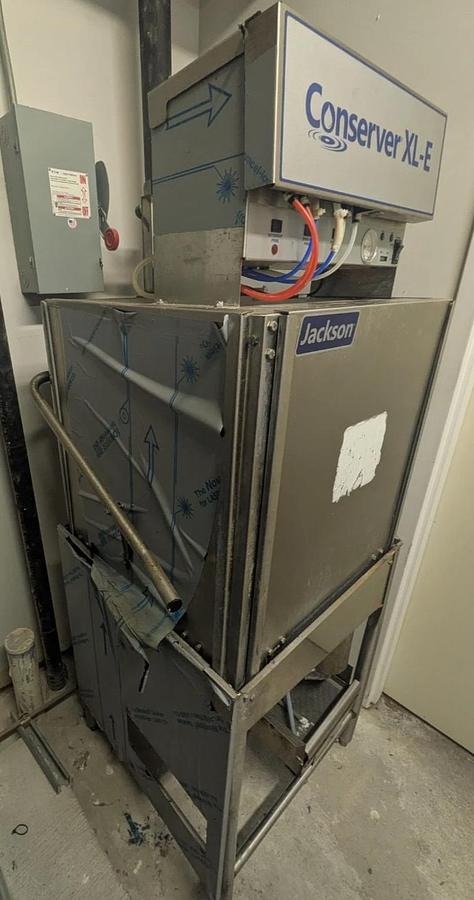 Used ackson WWS CONSERVER XL-E Conserver Low Temperature Dishwasher 39 Racks/hr