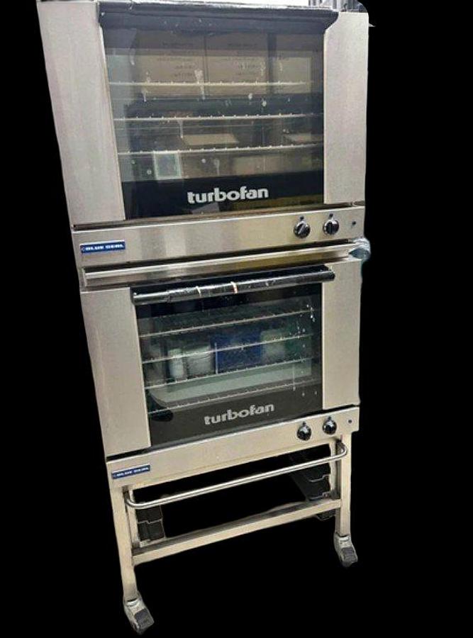 Used Turbofan E28M4/2 Full Size Sheet Pan Double Stack Convection Ovens -Warranty