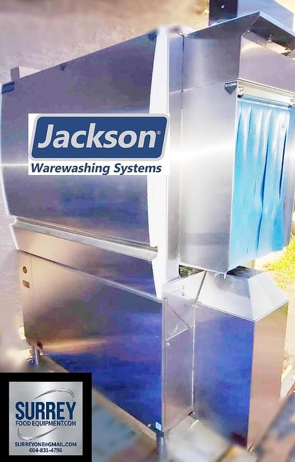 Used Jackson Commercial Conveyor Dishwasher Left to Righ