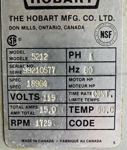Used Hobart Meat Saw