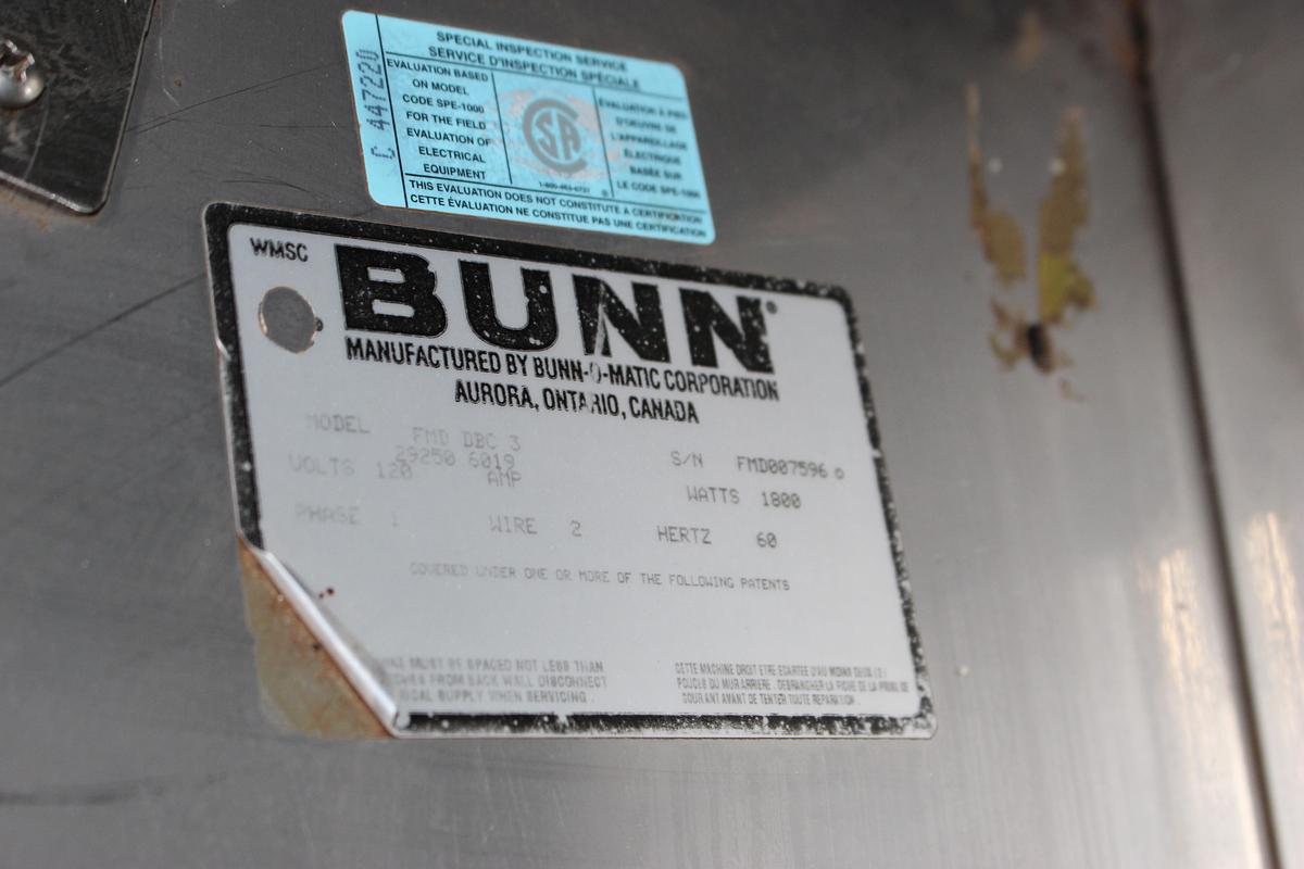 Used Bunn FMD Fresh Mix Dispenser with 3 Hoppers
