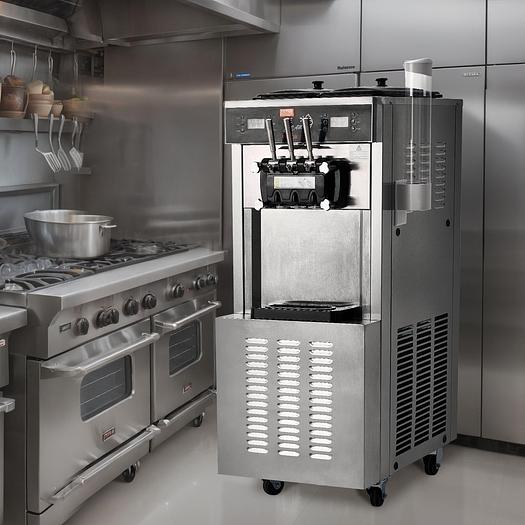3 flavor soft serve machine