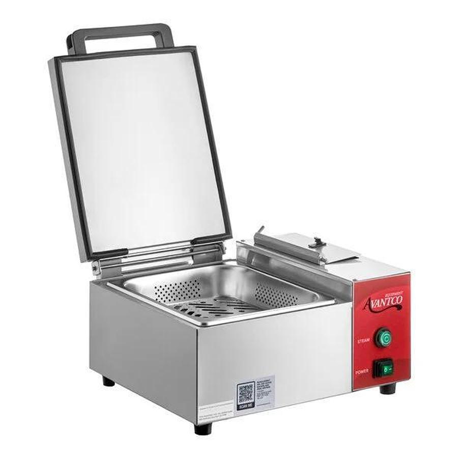 Used QuickShot SS QS-1800 Stainless Steel Countertop Tortilla / Portion Steamer - 120V, 1800W