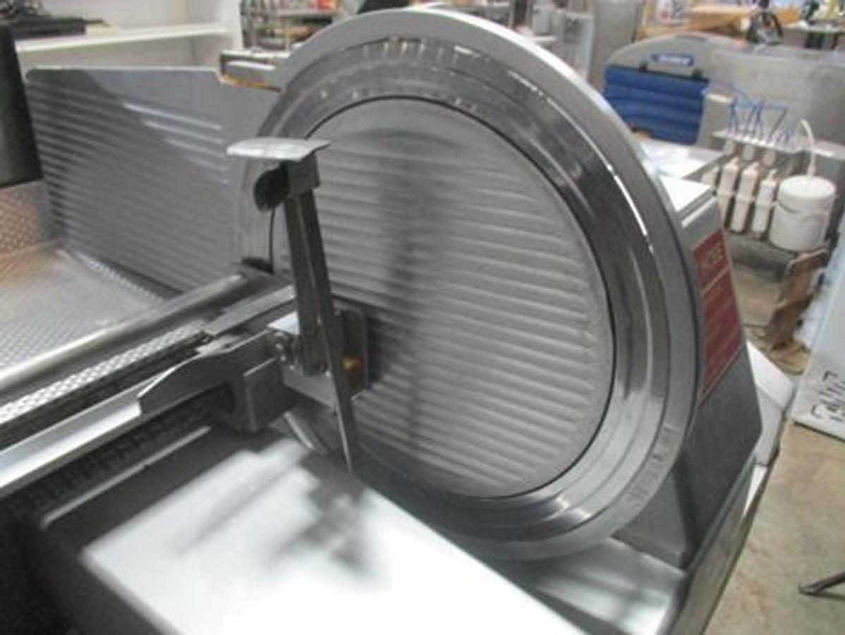 Used Bizerba A 404 Slicer Stacker - on stand - works great