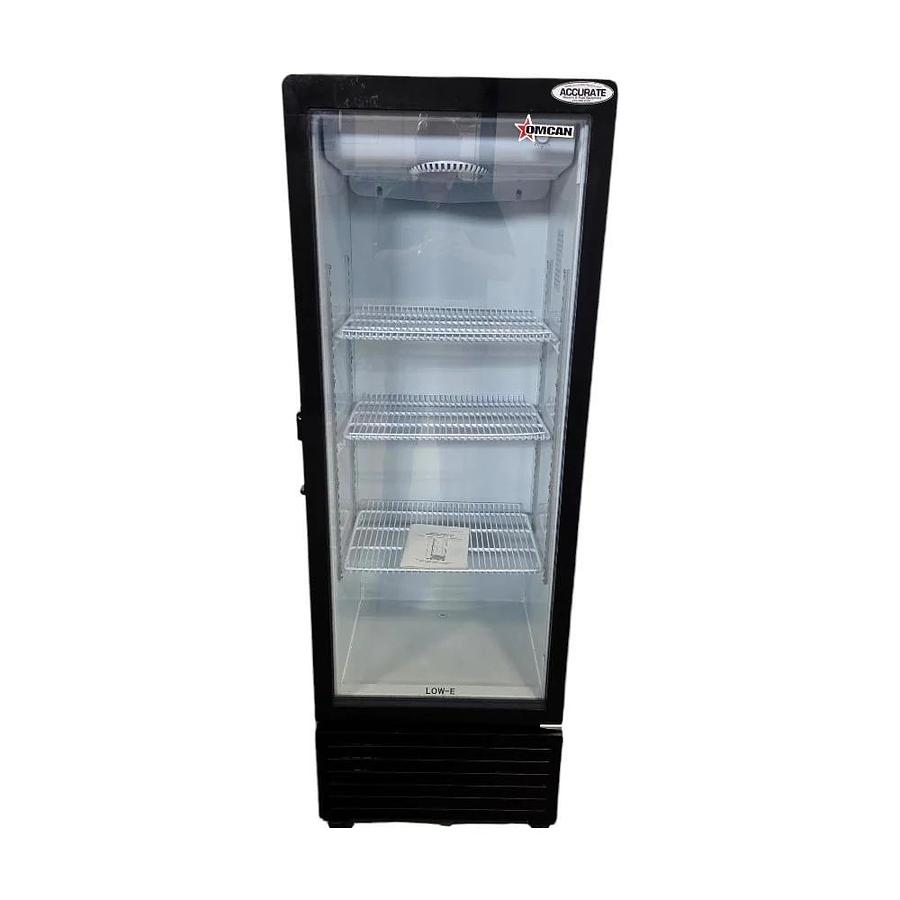 Used Omcan RE-CN-215 Glass Door Refrigerator -WARRANTY