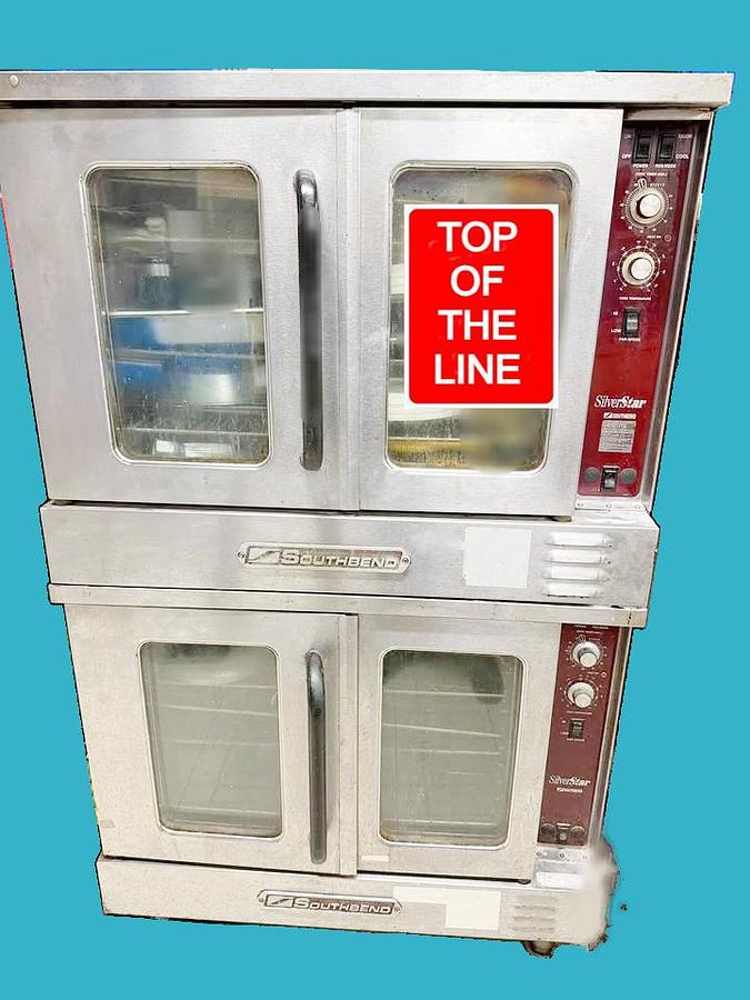 Used Southbend double stacked electric Convection Ovens