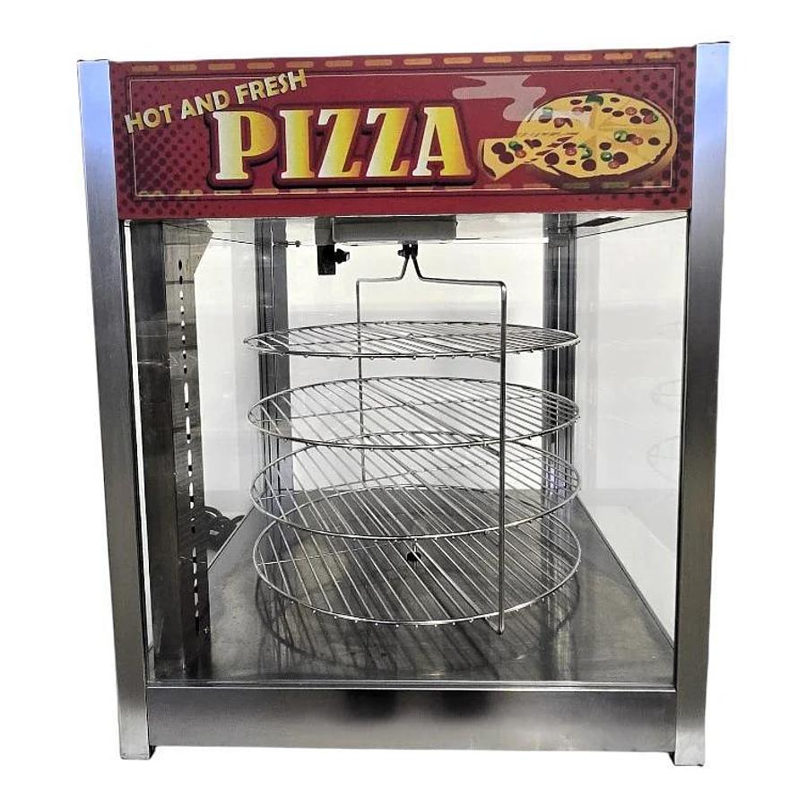 Used Omcan DW-CN-0457-SS Display Pizza Warmer - 18"