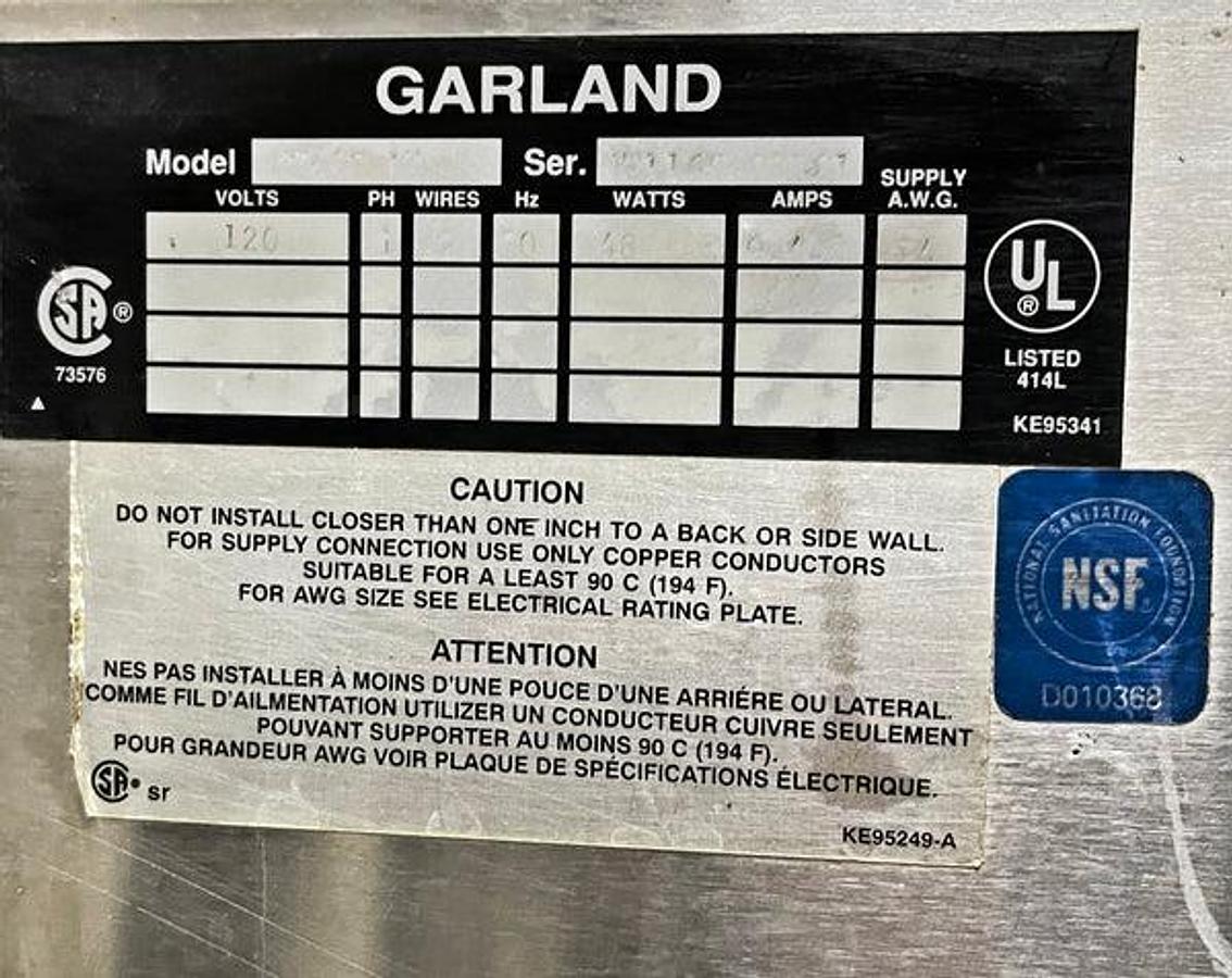 Used Garland Direct Steam Kettle 40 Gallon