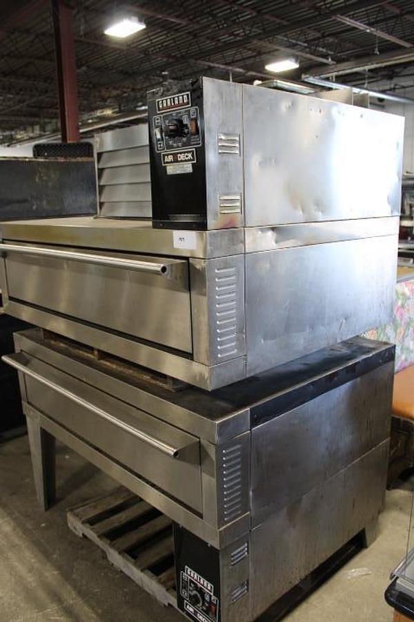 Used Garland G56PB Double Stack Air Deck Pizza Oven -  double stacked
