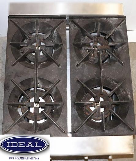 Used 4 burner gas counter top range