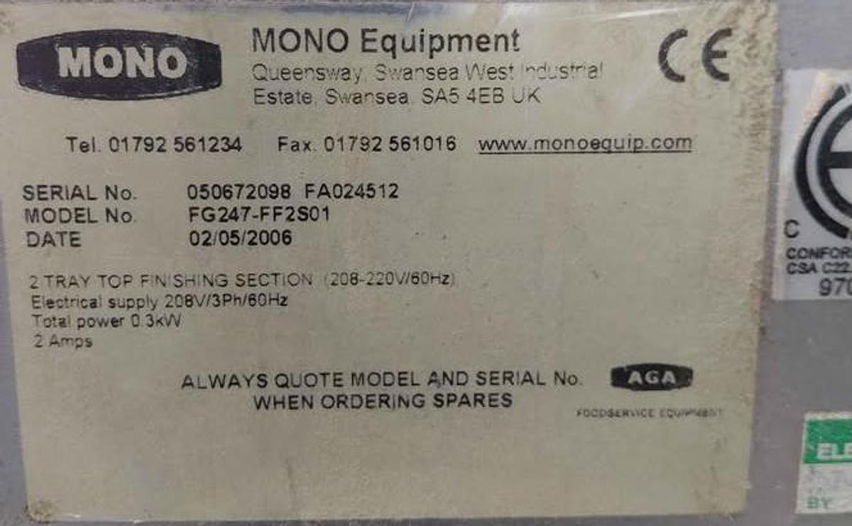 Used Admatic 3 deck electric deck oven