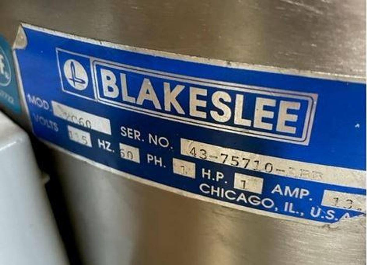 Used Blakeslee ZC60 Potato Peeler