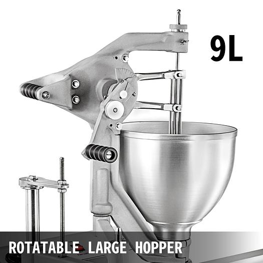 Donut Fryer Manual Commercial Mini Donut Maker 9L Capacity Hopper Donut Fryer Commercial 3 Donut Moulds Donut Machine