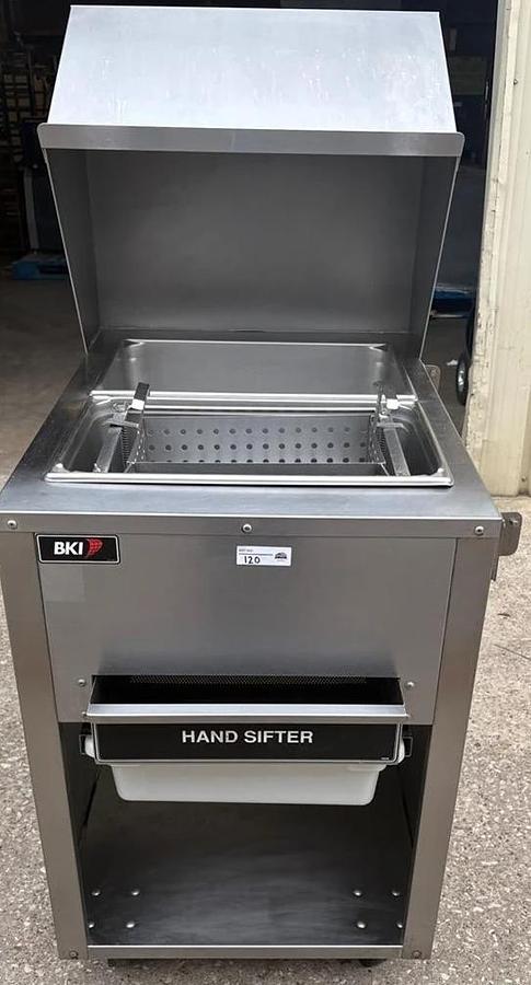 Used BKI breading work table w/ marinate basket -Model BT-24M - 2 AVAILABLE