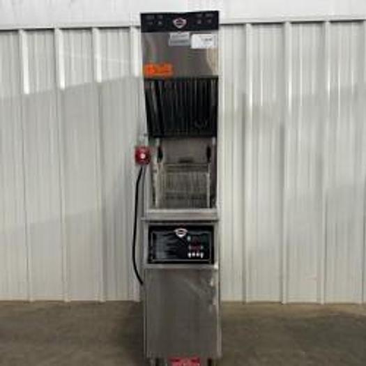 Refurbished Wells Ventless 55 LB Fryer from School Auto Lift 1/3 Phase WVAE-55FC