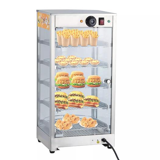 Commercial Food Pizza Pastry Warmer Countertop Display Case 3-Tier / 5-Tier 23" x19" x 34" high