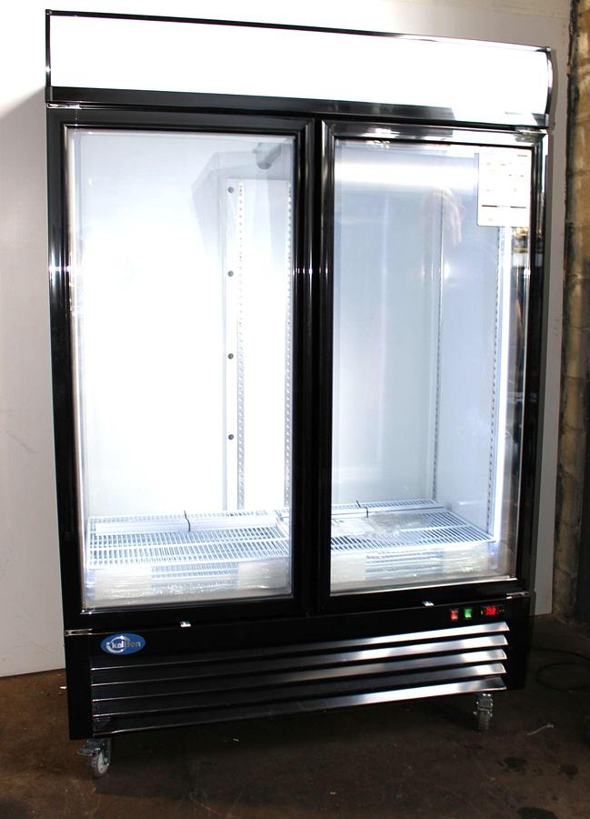 Used Commercial 54" 2 Door Merchandiser Refrigerator 43 cu. ft. - Scratch & Dent Model: KPR-49BG -SEE VIDEO