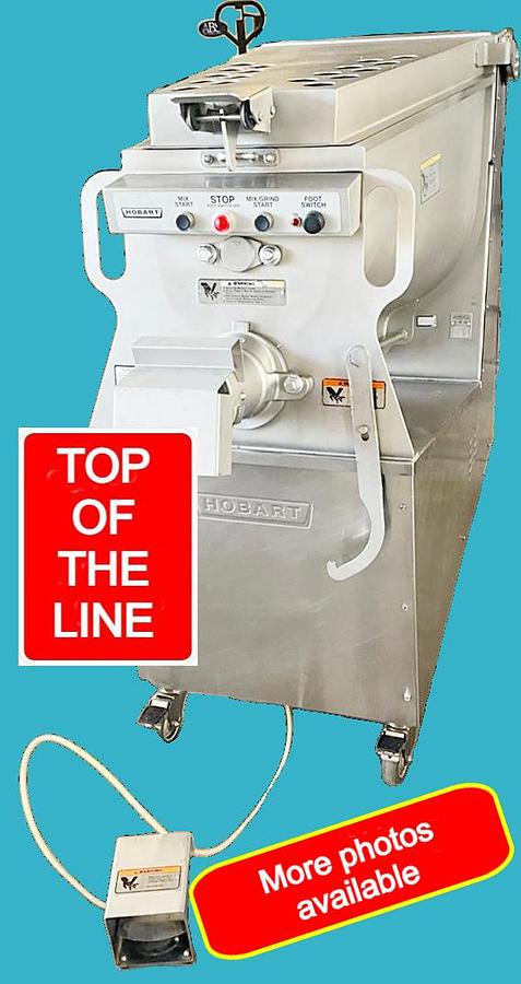 Used Hobart MG2032  200# meat mixer grinder