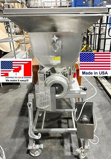 Refurbished BIRO MINI-32 MEAT MIXER GRINDER SAUSAGE BEEF MILL BUTCHER MACHINE W/ FOOT PEDAL