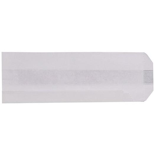 3 1/2" x 1 1/2" x 9" Plain Paper Hot Dog Bag - 1000 / Case
