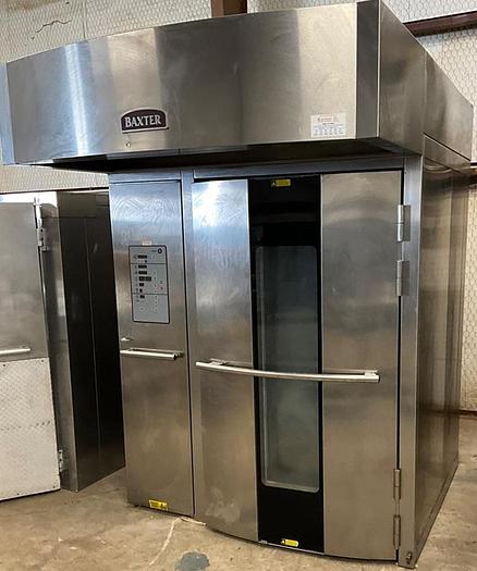 Used Baxter gas double rack oven - refurbished