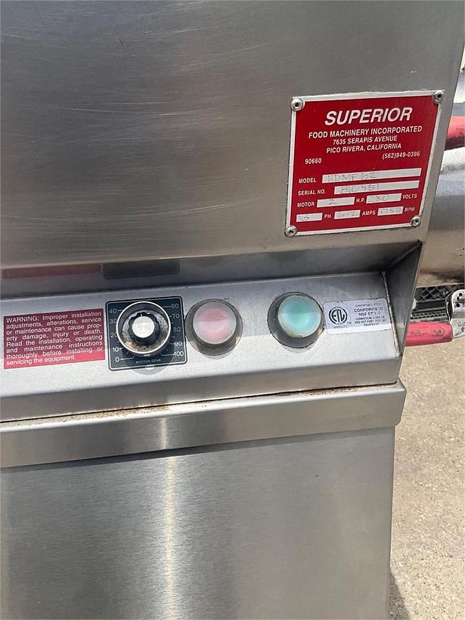 Used Superior masa feeder