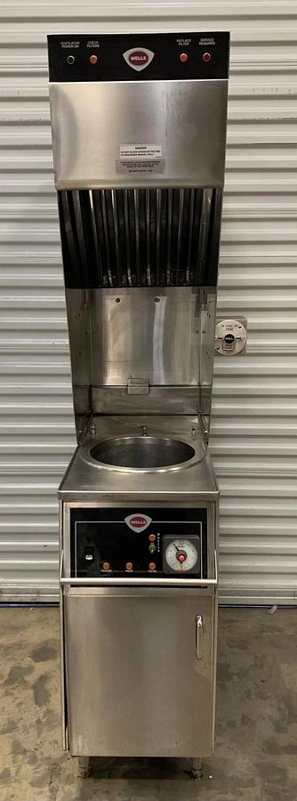 Used Wells WVAE-30F 30 LB Electric Ventless Deep Fryer 208V