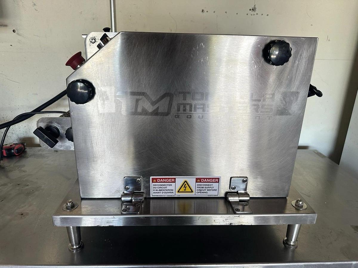 Refurbished Tortilla Masters TM105 Tabletop Tortilla Making Machine and New Cutter - SEE VIDEO