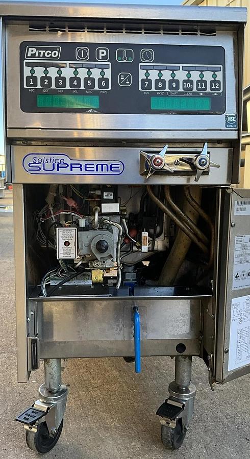Used 2018 Pitco Fryer SSPG14 gas 14 gal pasta seafood cooker Solstice boiler