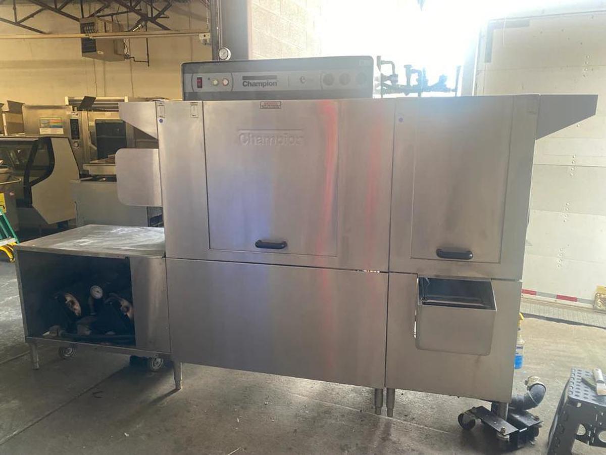 Used Champion E-Series 66PW Right to Left Conveyor Dishwasher - Booster Not Included