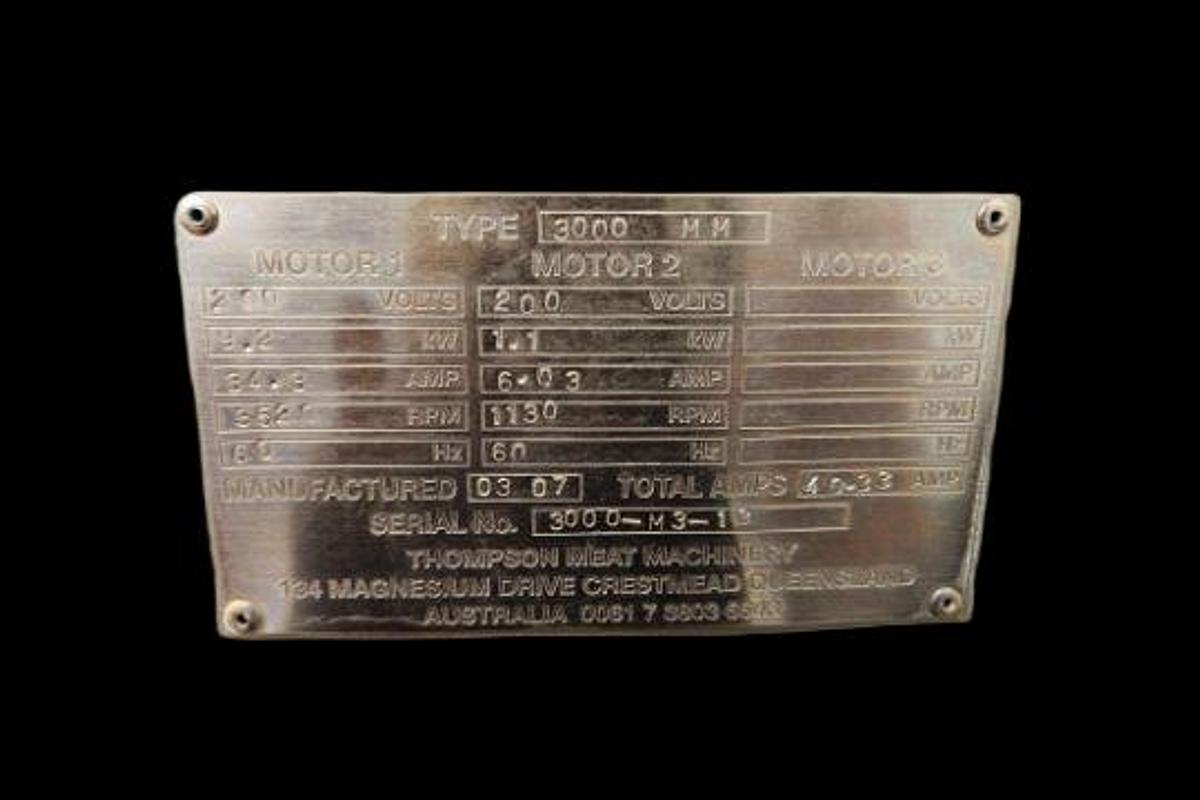 Hollymatic 3000 MM Mixer Grinder