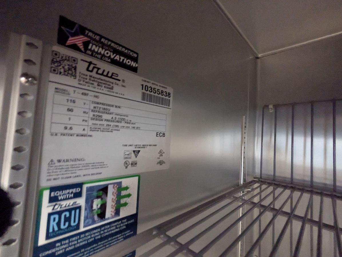 Used True T-49F-HC 54" Double Door Stainless Freezer, January 2022