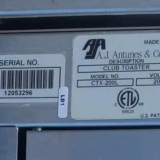 Used Muffine Toaster 8" Single Phase