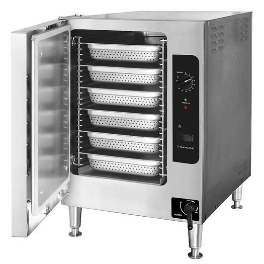 Cleveland 22CET6.1 Countertop Electric Convection Steamer, Boilerless, 6 Pans - brand new cancelled sale