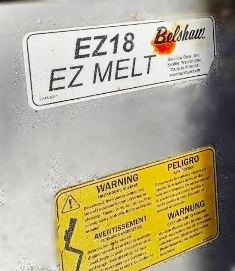 Used Belshaw Adamatic Shortening Filter and Pump- model EZ18