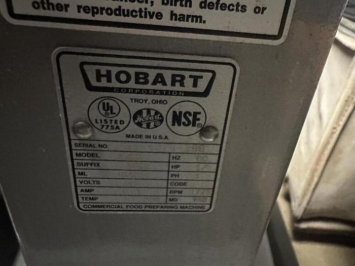 Refurbished HOBART 20 QT MIXER W/  BOWL AND ATTACHMENTS -  HOBART 2012-C