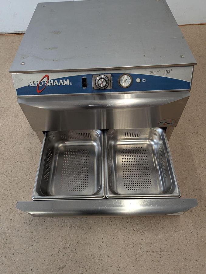 Used Alto Shaam 500-2D Halo Heat Double Warming Drawers