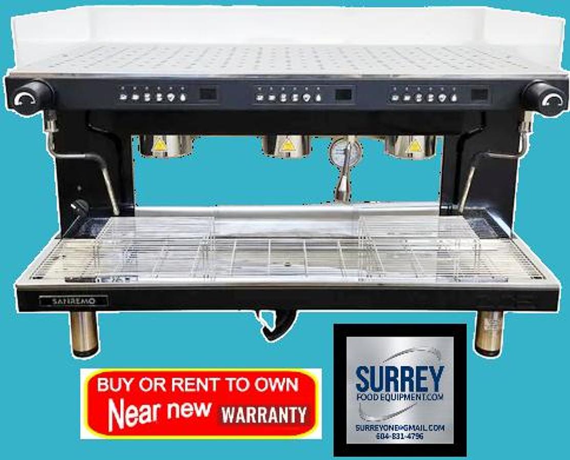 Sanremo ZOE TALL COMPETITION 3GR Espresso Machine 3 Group - Never Used