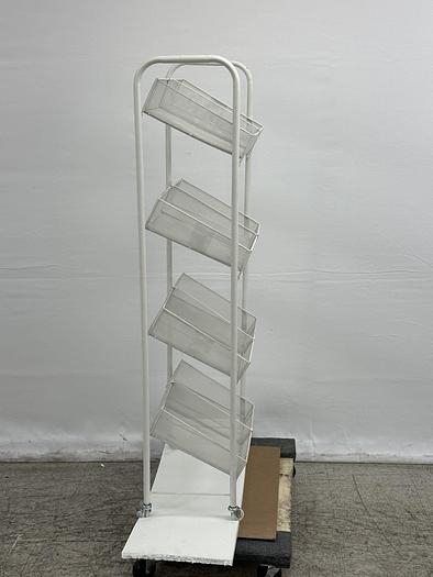 4-Tier Metal Wire Retail Floor Display Candy Rack