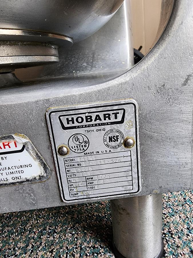 Used Hobart Buffalo Cutter 