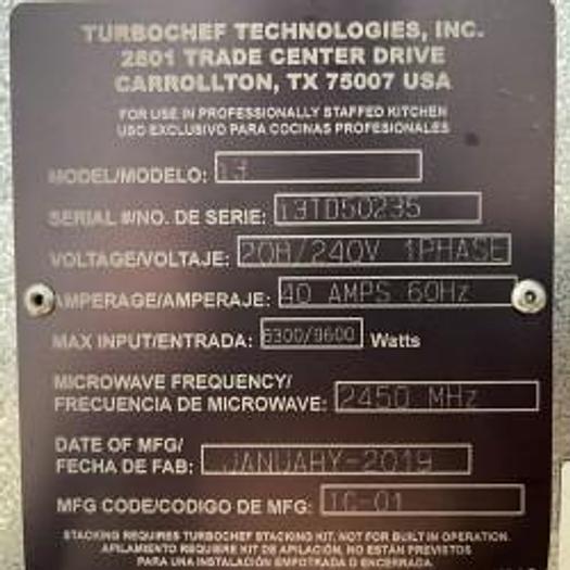 Refurbished 2019 TurboChef i3 High Speed Convection Countertop Oven Ventless