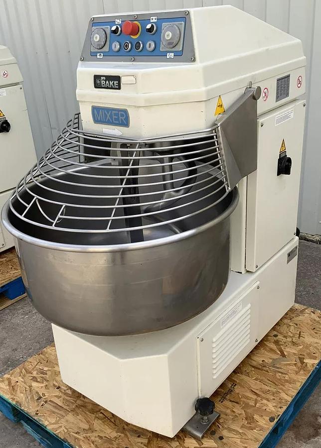 Used 2006 POLIN 80KG SPIRAL DOUGH MIXER BAKERY 2 SPEED ASM/80 AUT ARTISAN BREAD BAGEL