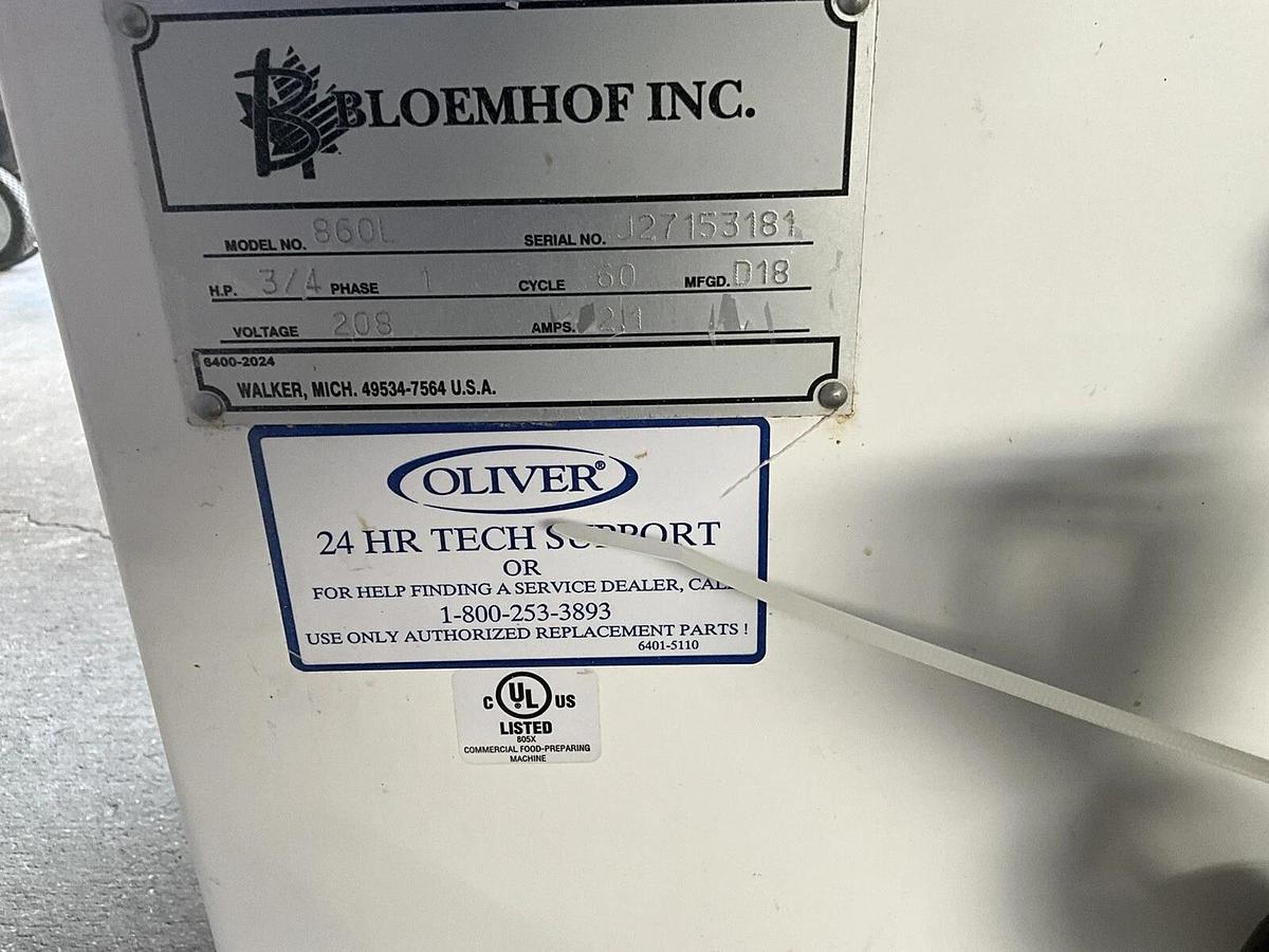 Used 2018 Bloemhof 860L Dough Sheeter Moulder French bread bakery Bolillo Petit Pain