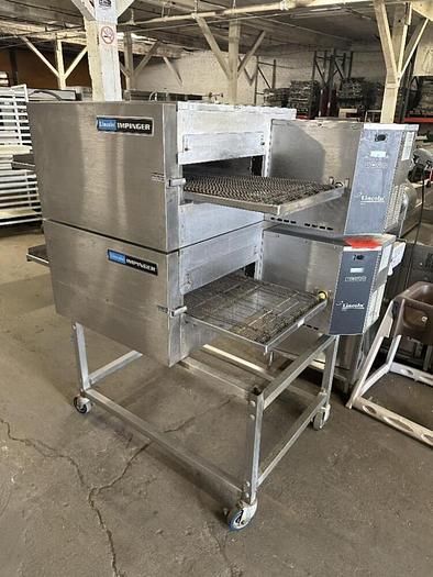 Refurbished Lincoln double stack 1132 conveyor ovens